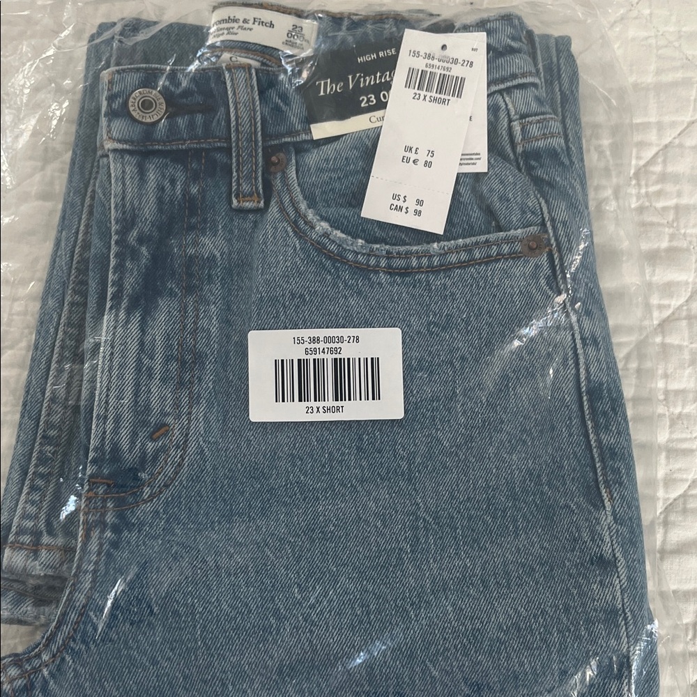 Abercrombie & Fitch Light Blue Denim Jeans